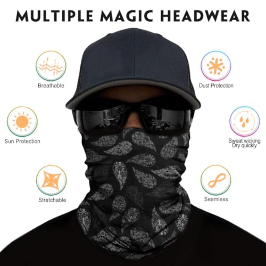 Neck Gaiter for Men Women Head - огляд і ціна Neck Gaiter Face Cover