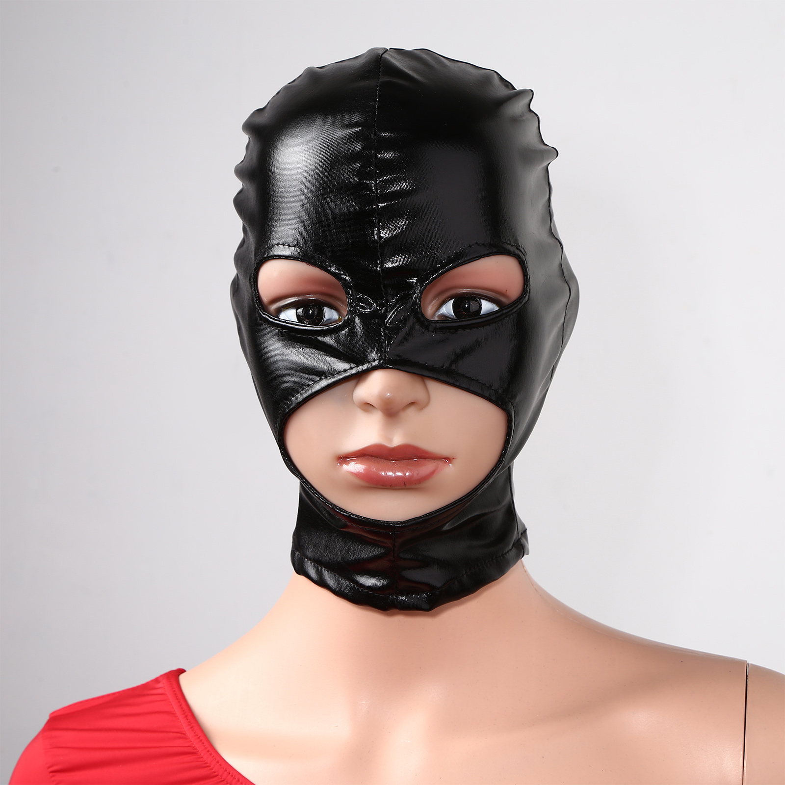 Adult Men Women Black Leather  - огляд і ціна Black Face Mask Pack