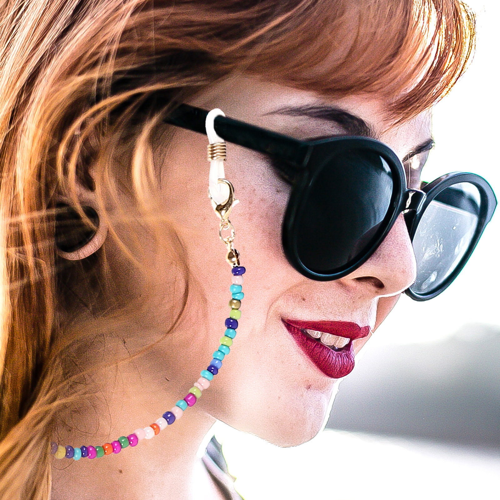 5Pcs Eyeglass Chains Beaded An - огляд і ціна Mask Chain Holder