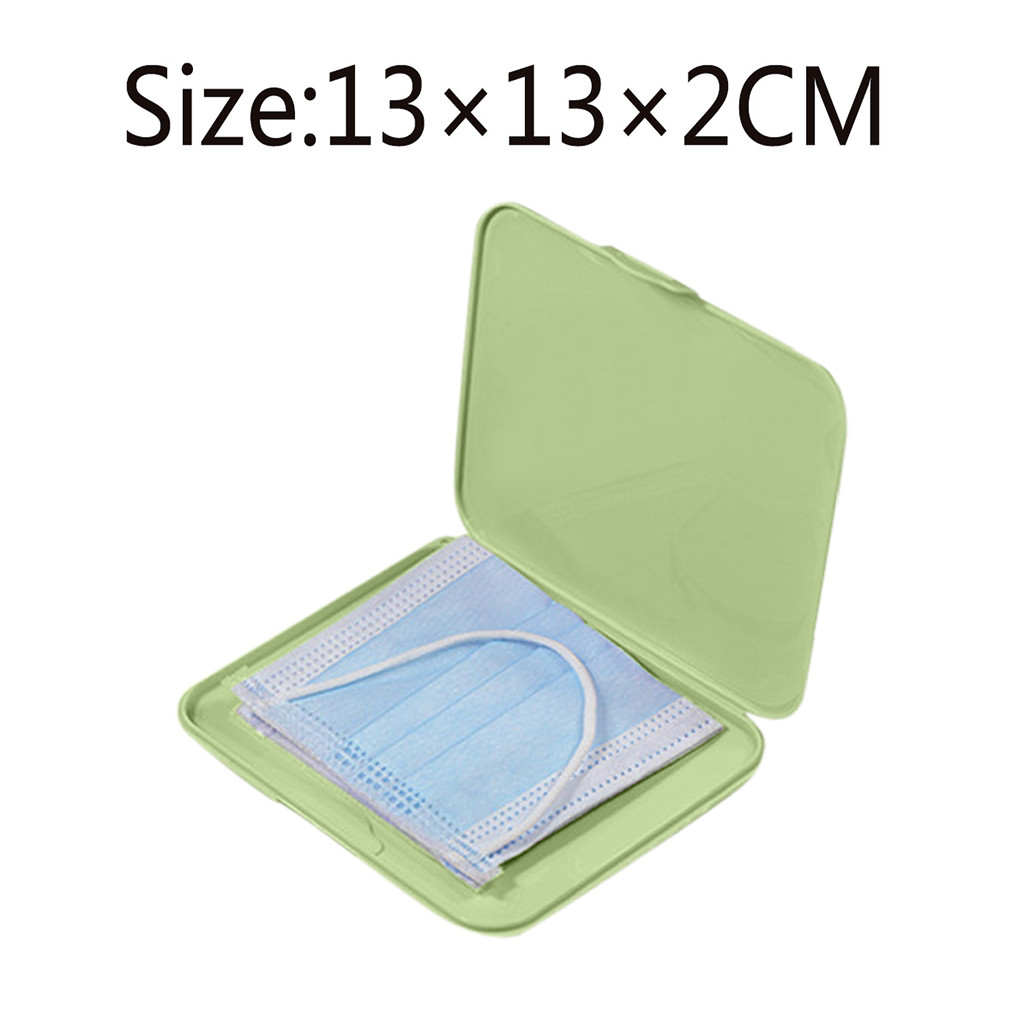 Pink Mask Cover Green Box Mask - огляд і ціна Face Mask Storage Box
