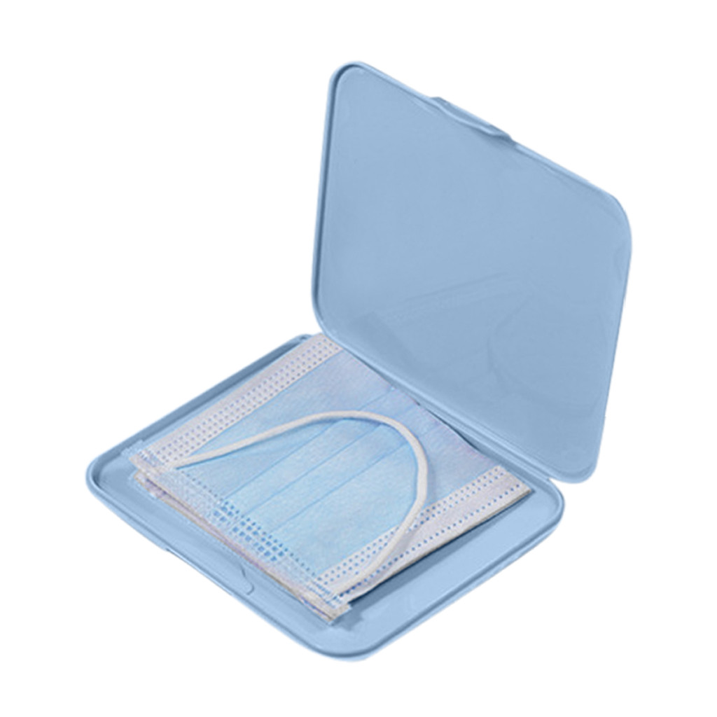 Pink Mask Cover Green Box Mask - огляд і ціна Face Mask Storage Box