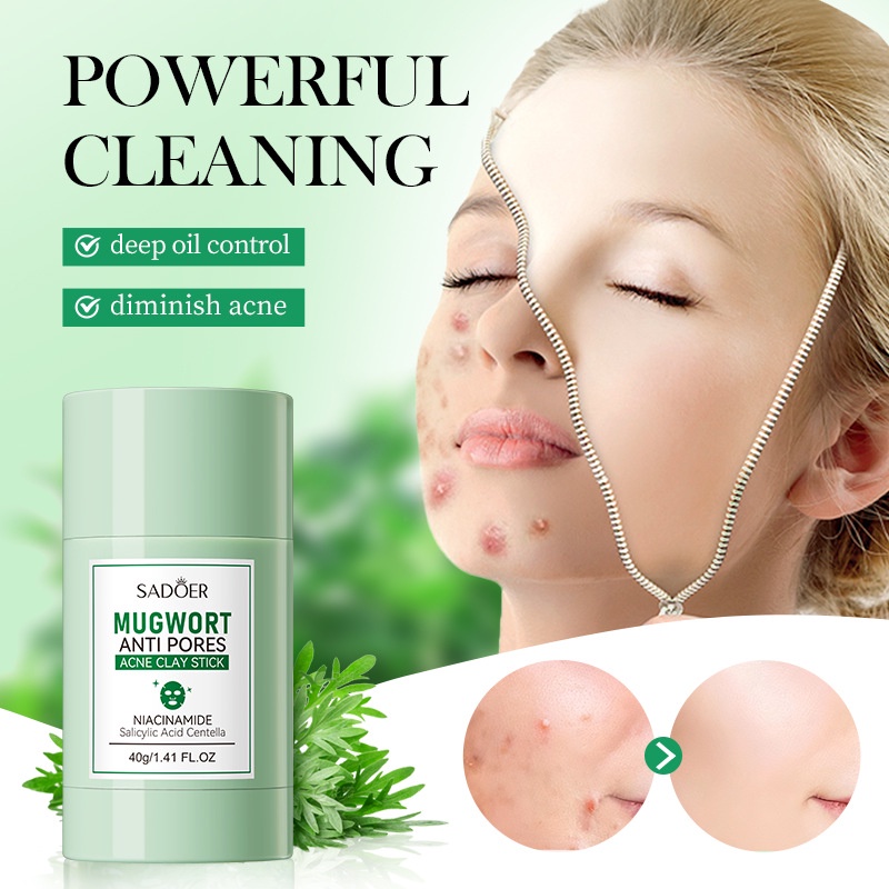 Mugwort Clay Stick Anti-Acne C - огляд і ціна Dust Mask Construction