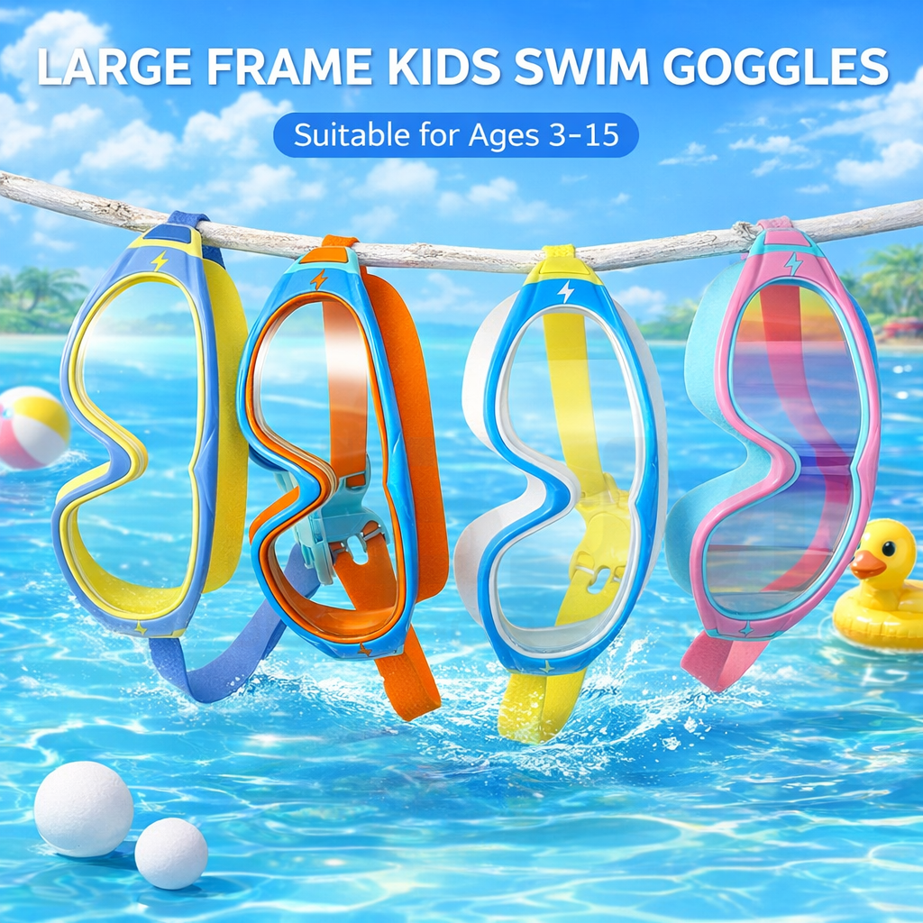JSJM Kids Swimming Goggles Big - огляд і ціна Silicone Mask Bracket