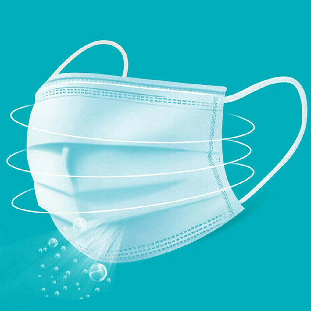 50piece Safe And Professional  - огляд і ціна Disposable Mask Blue