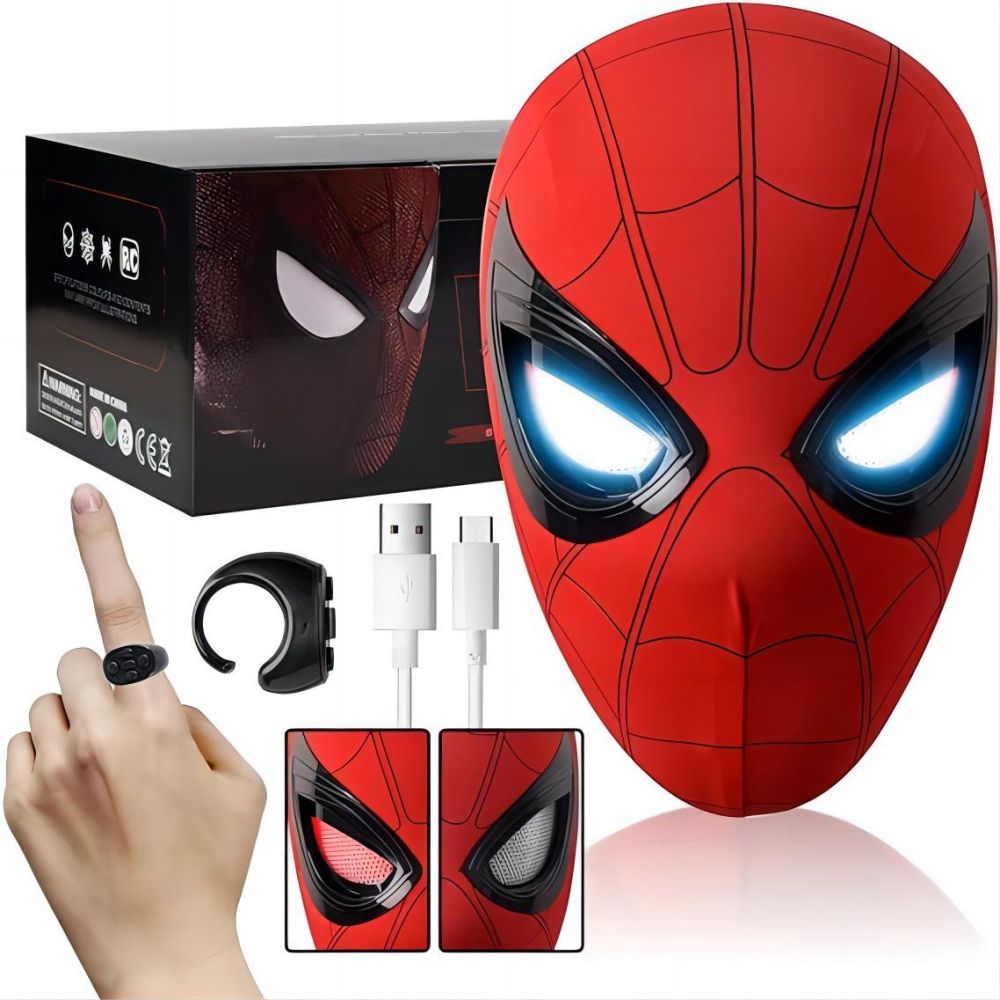 Movie Spidey Mask Eyes Glowing - огляд і ціна Kids Face Mask