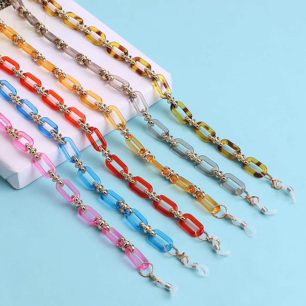 Colorful Transparent Link Acry - огляд і ціна Mask Chain Holder