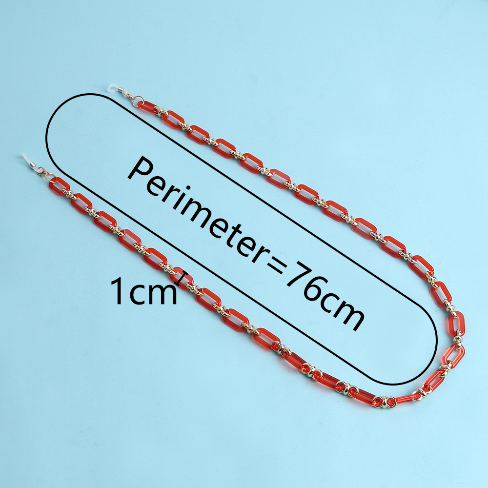 Colorful Transparent Link Acry - огляд і ціна Mask Chain Holder