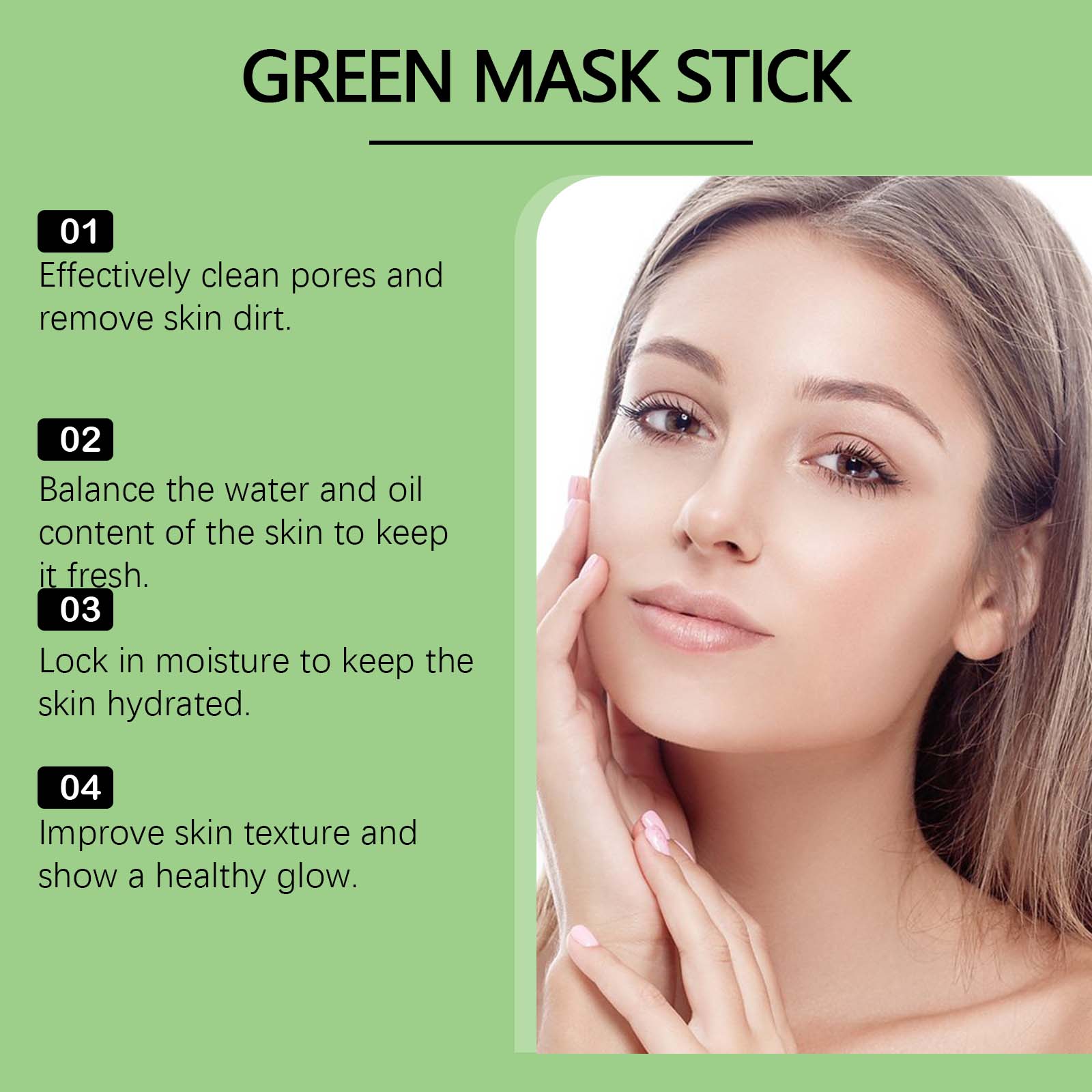 1~5PCS Green Tea Clay Stick Fo - огляд і ціна Dust Mask Construction