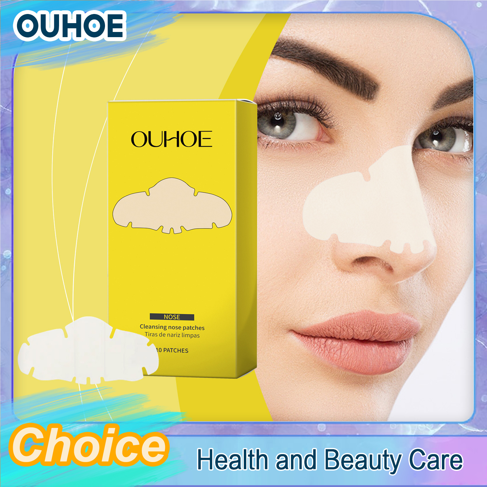 Nose Blackhead Remover Patch C - огляд і ціна Black Face Mask Pack