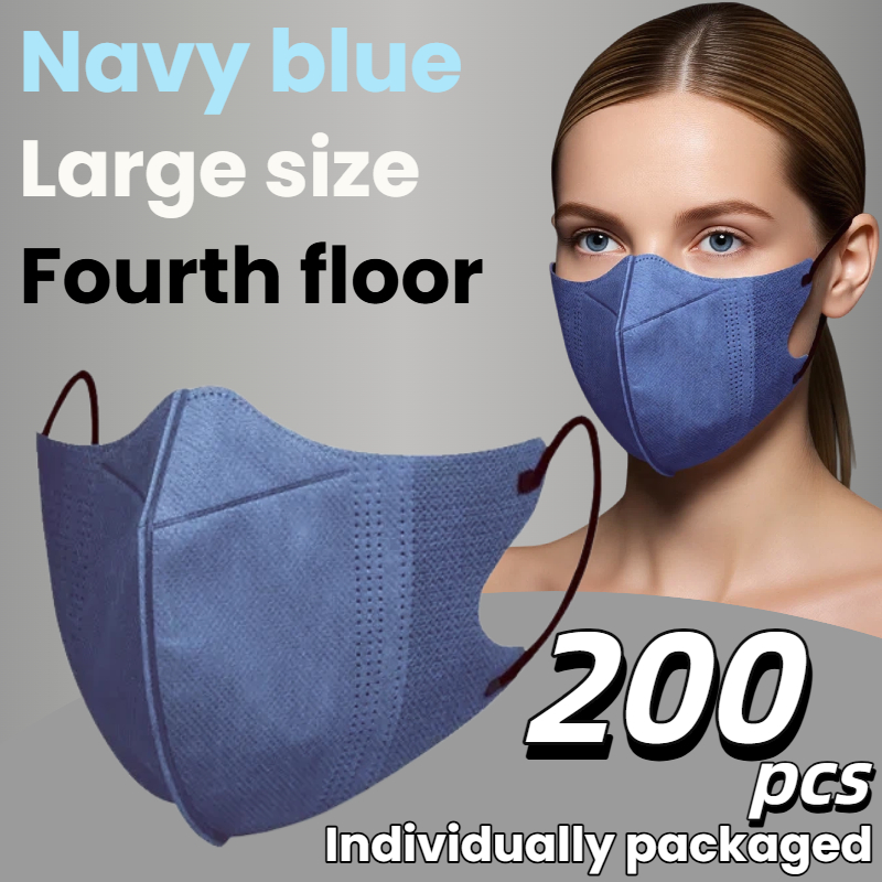 200Pcs/3D Three-Dimensional Da - огляд і ціна Disposable Mask Blue