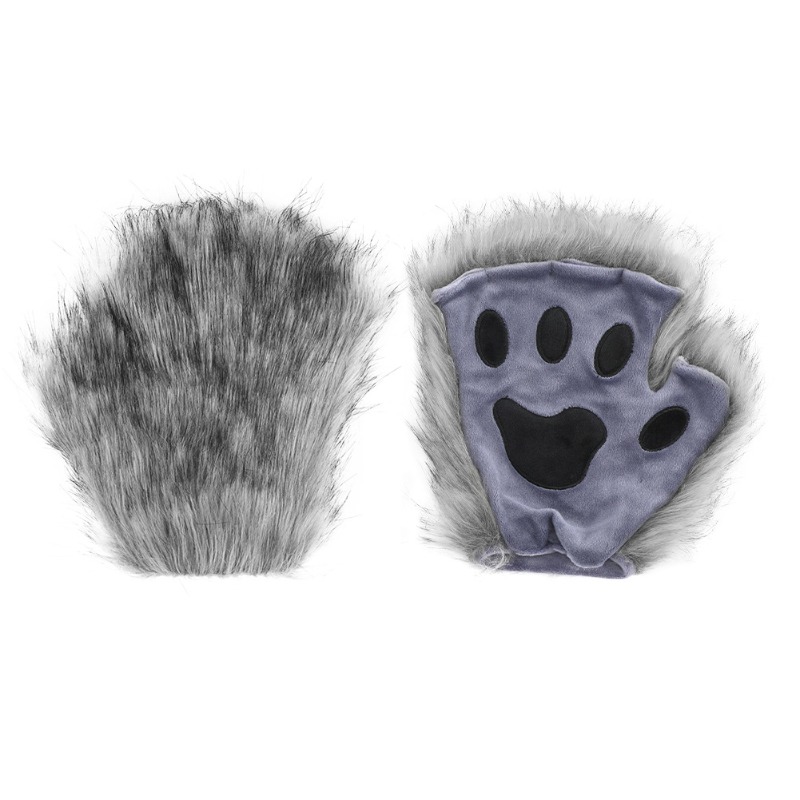 Furry Cat Ears Mask Tail & Paw - огляд і ціна Black Face Mask Pack
