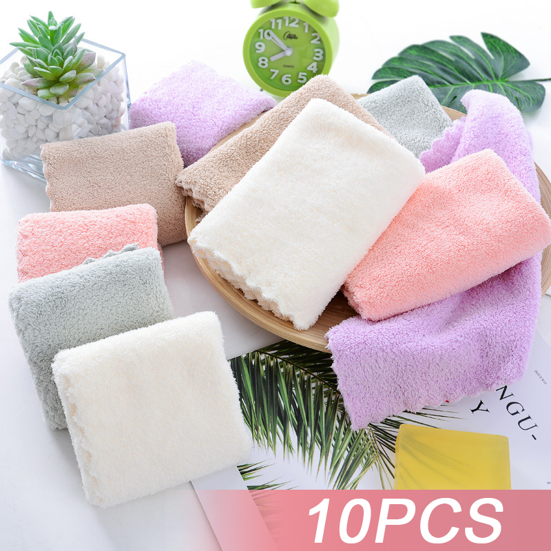 10Pcs Thickened Microfiber Hig - огляд і ціна Cloth Face Mask Washable