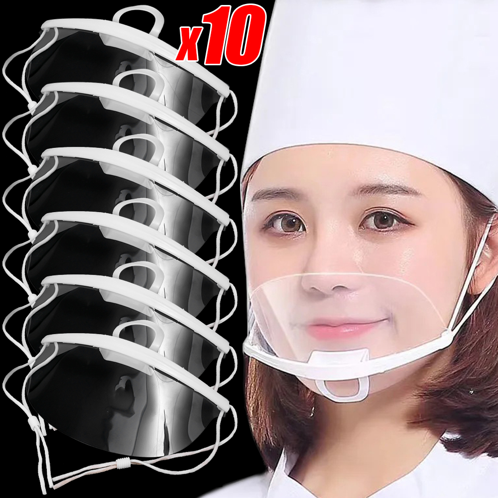 10/5/1x Plastic Clear Mask Shi - огляд і ціна Anti Pollution Mask