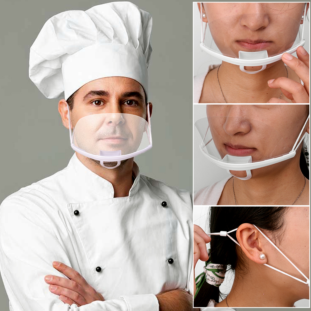 10/5/1x Plastic Clear Mask Shi - огляд і ціна Anti Pollution Mask