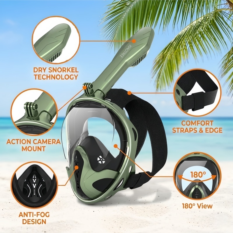 Professional Snorkeling Diving - огляд і ціна Anti Pollution Mask