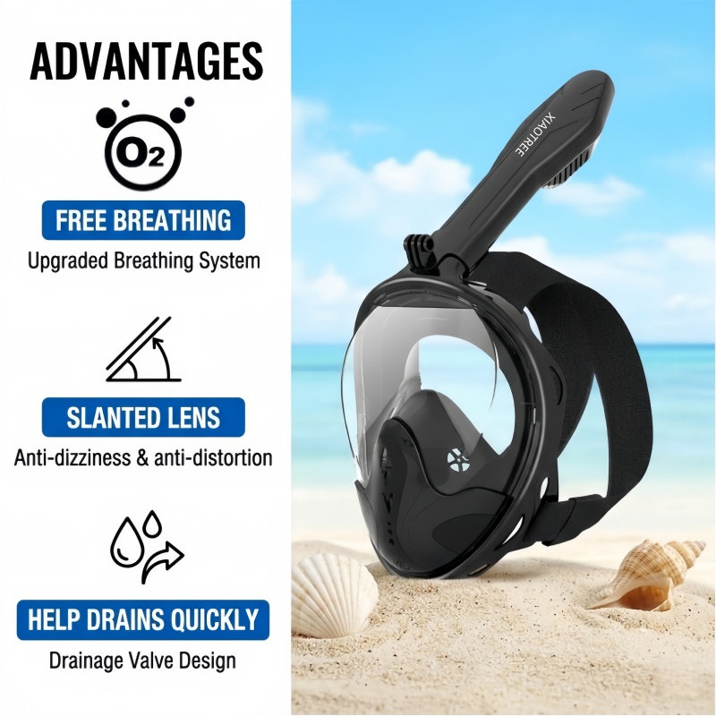 Professional Snorkeling Diving - огляд і ціна Anti Pollution Mask