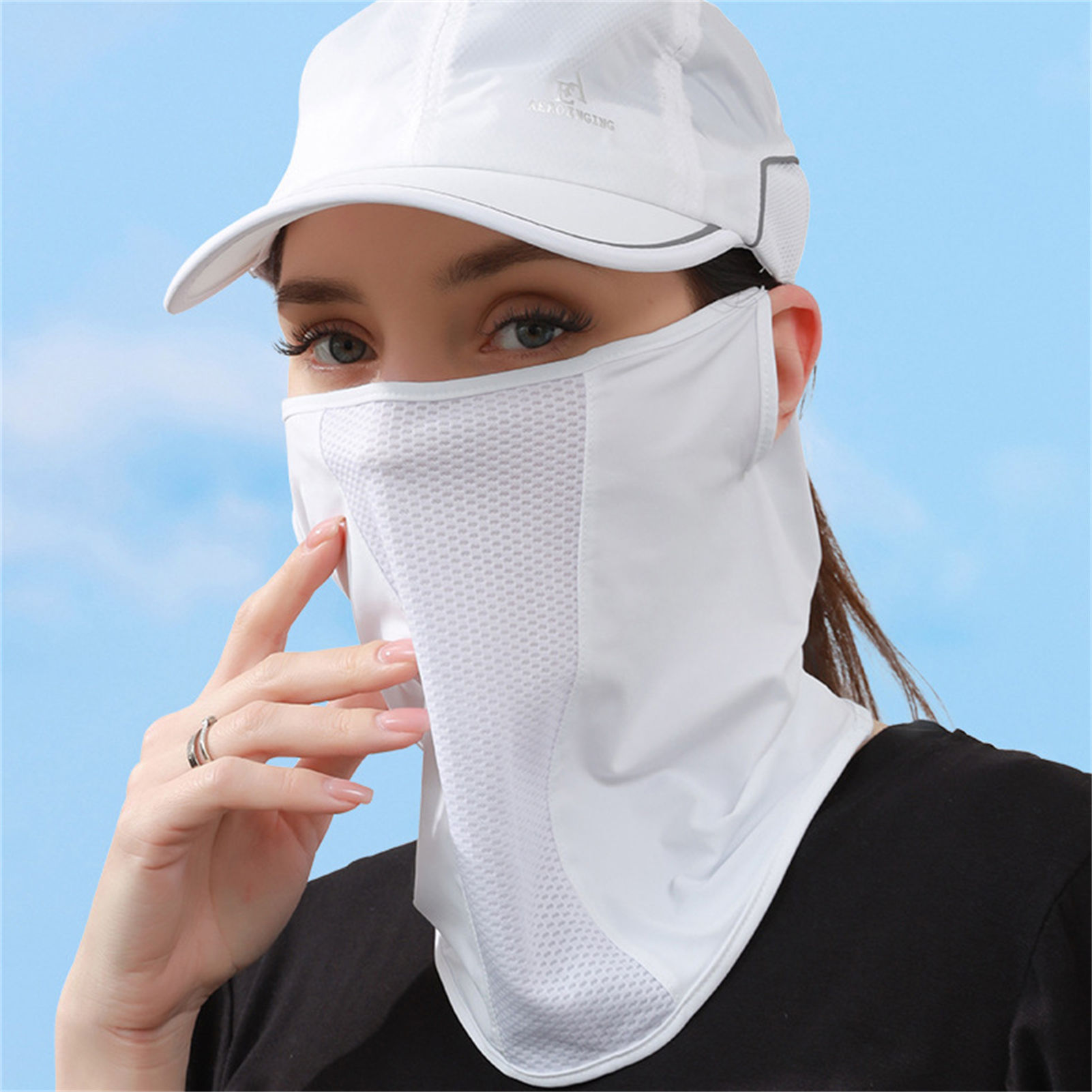 Ice Silk Sun Mask UPF50+ Breat - огляд і ціна Sports Mask Breathable