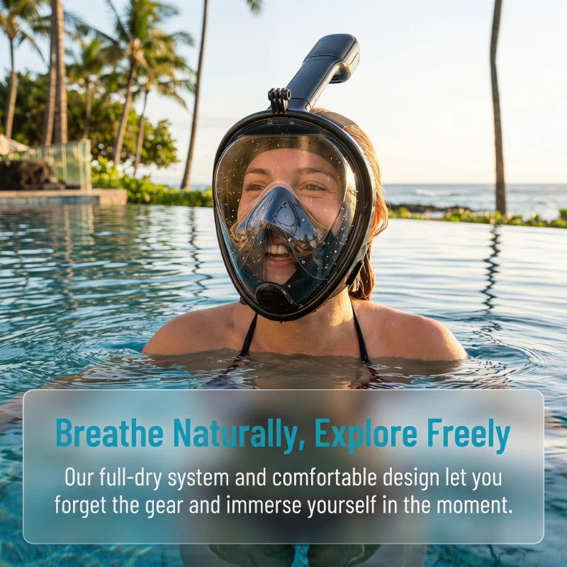Underwater Scuba Anti Fog Full - огляд і ціна Anti Pollution Mask