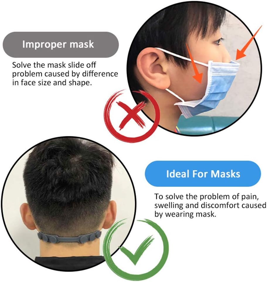 4 Pcs Silicone Ear Savers for  - огляд і ціна Mask Ear Saver Strap