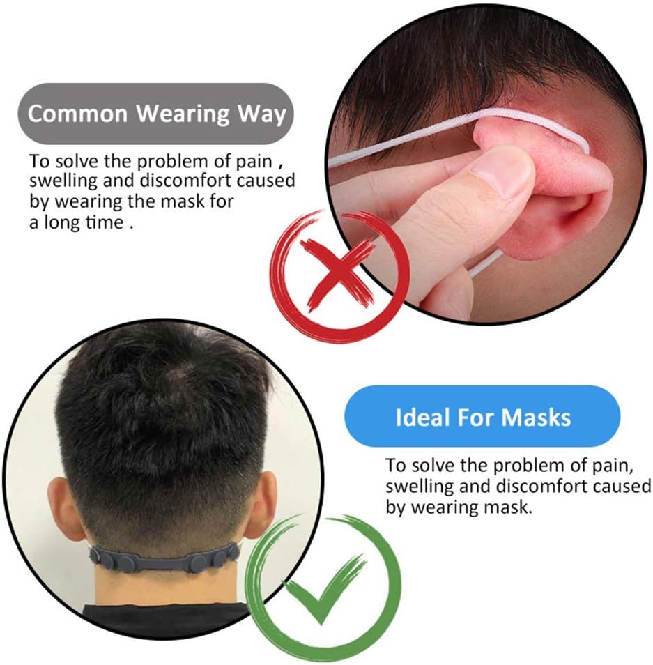 4 Pcs Silicone Ear Savers for  - огляд і ціна Mask Ear Saver Strap