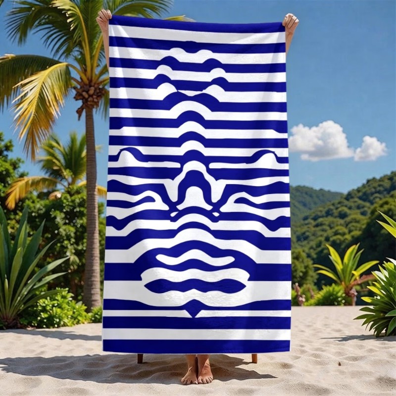 Large Abstract Striped Face Be - огляд і ціна Cloth Face Mask Washable