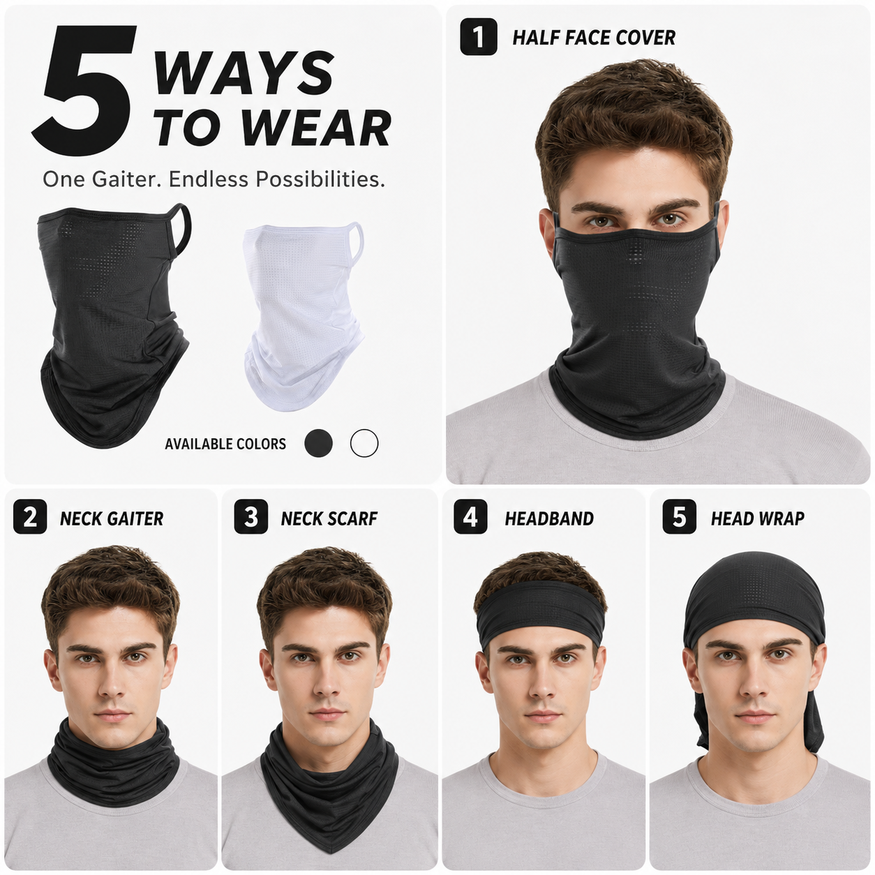 Breathable Quick-Dry Neck Gait - огляд і ціна Respirator Half Face