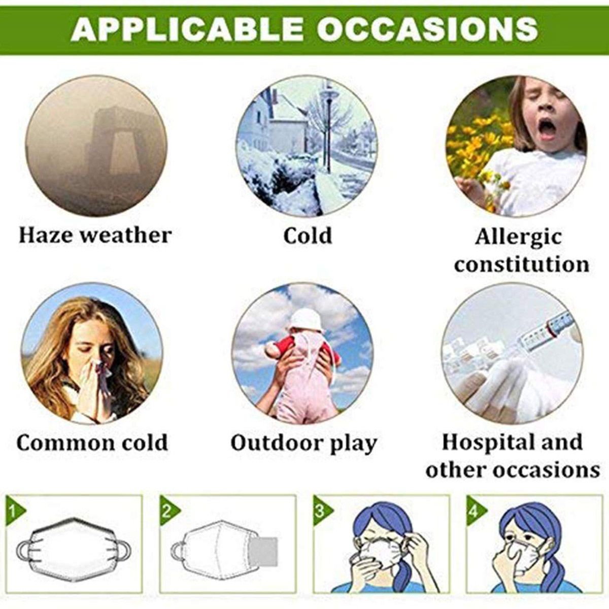 20pcs Fine Denier Face Mask Fi - огляд і ціна Pm2.5 Filter Insert