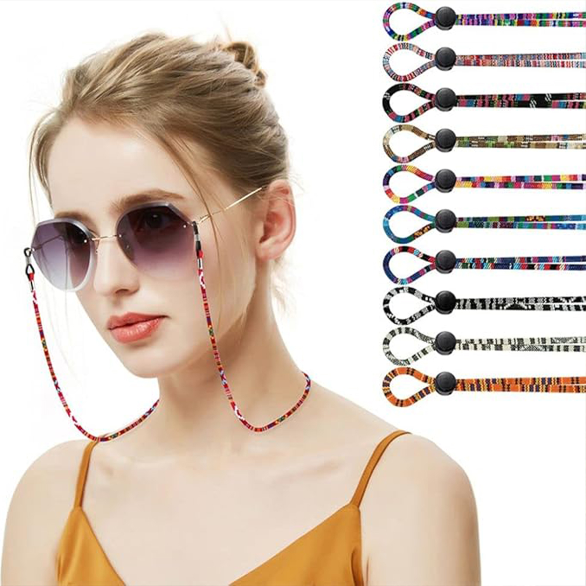 2-in-1 Sunglasses Holder / Mas - огляд і ціна Mask Chain Holder