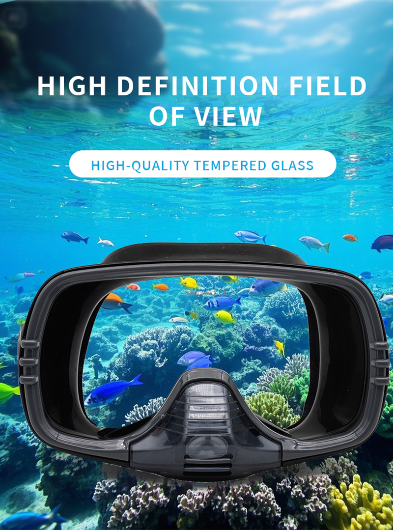 New Large Frame Diving Mask wi - огляд і ціна Silicone Mask Bracket