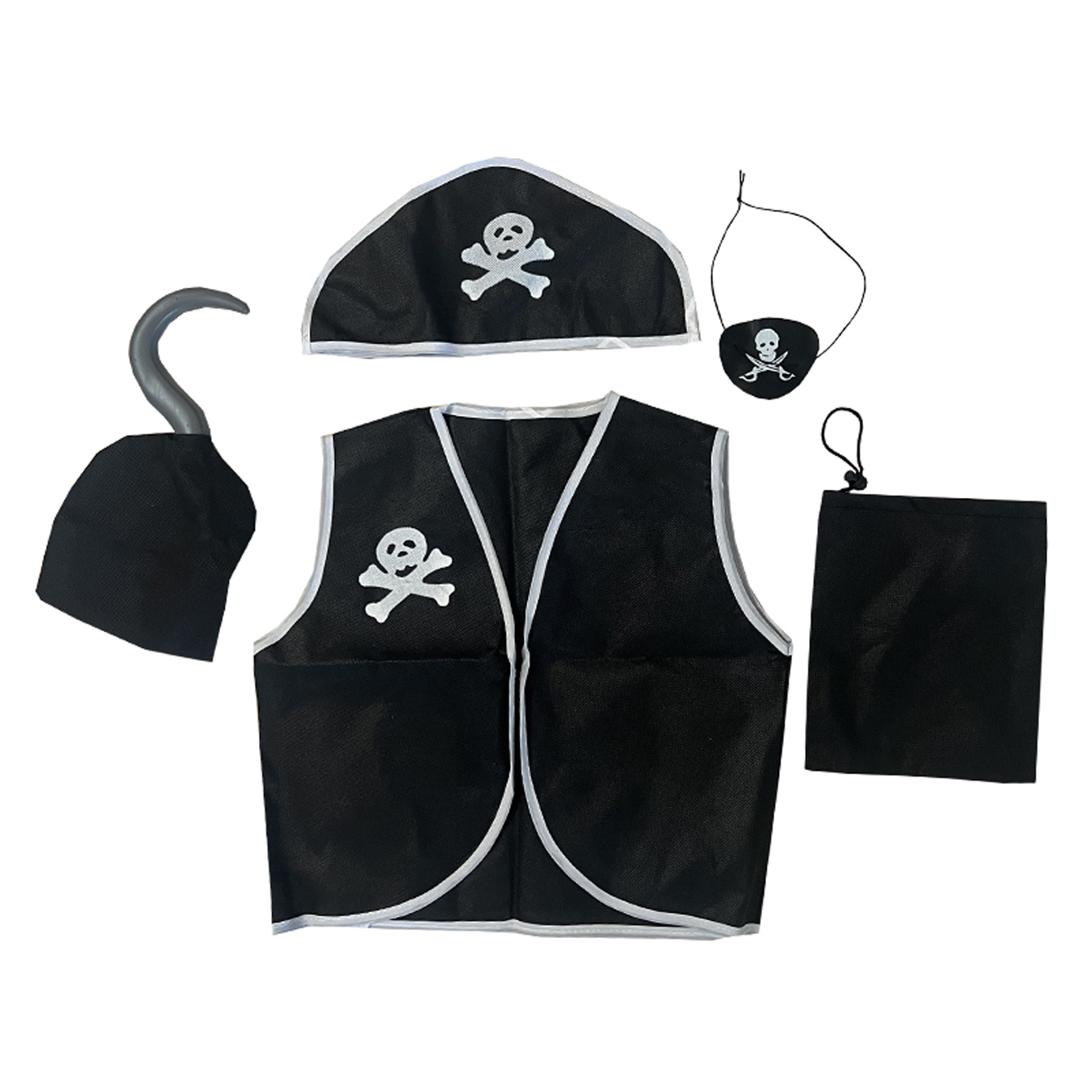 Carnival Boys Pirate Costume C - огляд і ціна Black Face Mask Pack