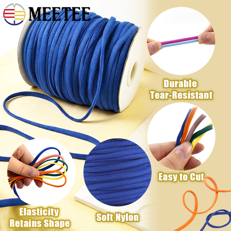 20/30M 3mm 5mm Elastic Cord Ro - огляд і ціна Mask Lanyard Adjustable