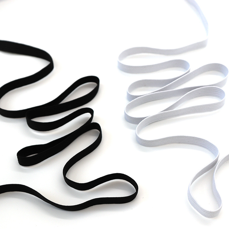 White Black 3mm Flat Elastic B - огляд і ціна Mask Lanyard Adjustable