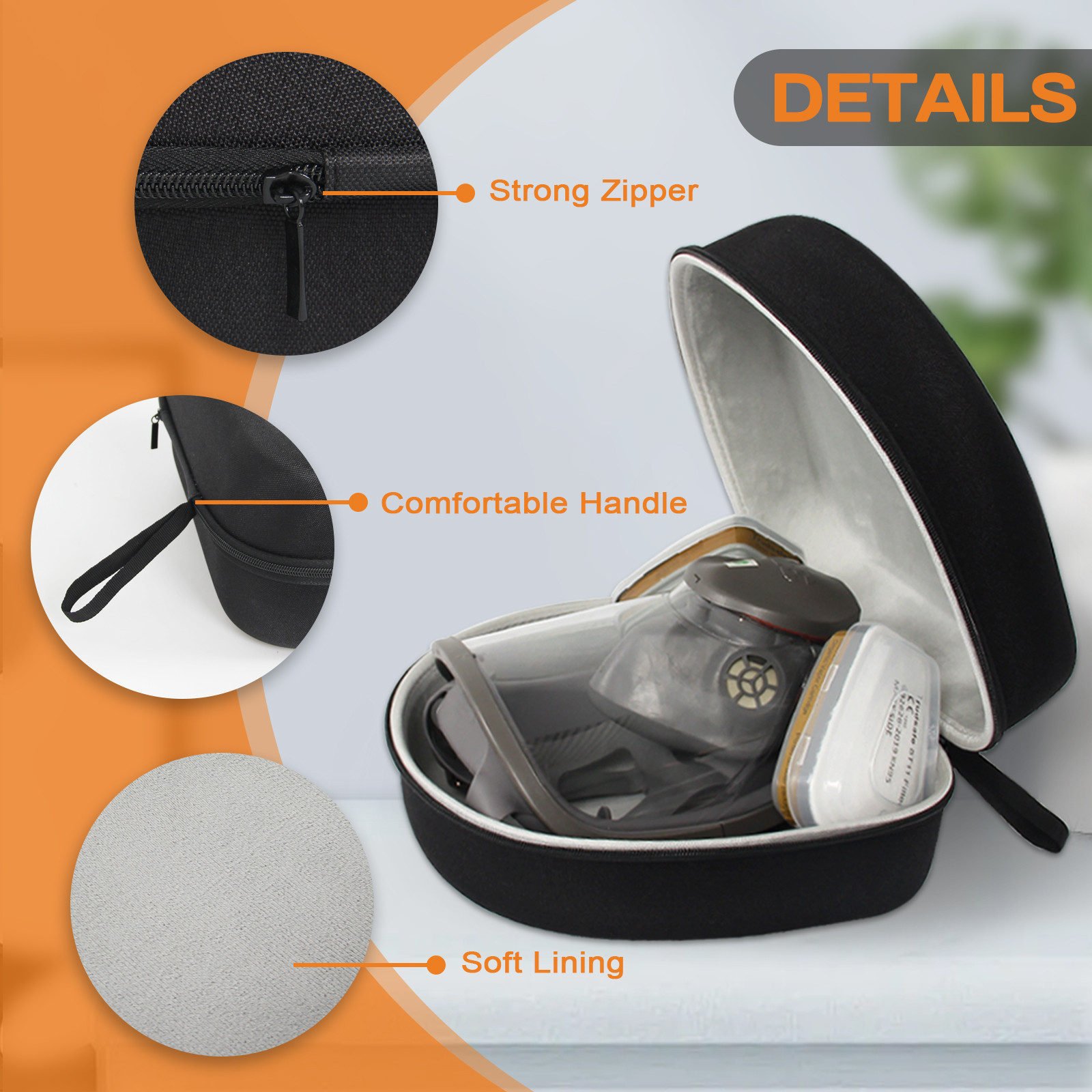 Hard Protective Travel Case fo - огляд і ціна Mask Case Hard Shell