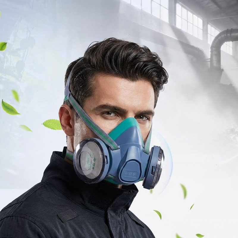 Dual Filter Silicone Half Face - огляд і ціна Kn95 Respirator Mask