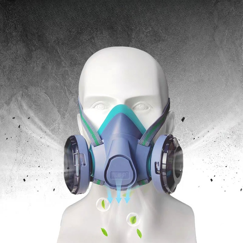 Dual Filter Silicone Half Face - огляд і ціна Kn95 Respirator Mask