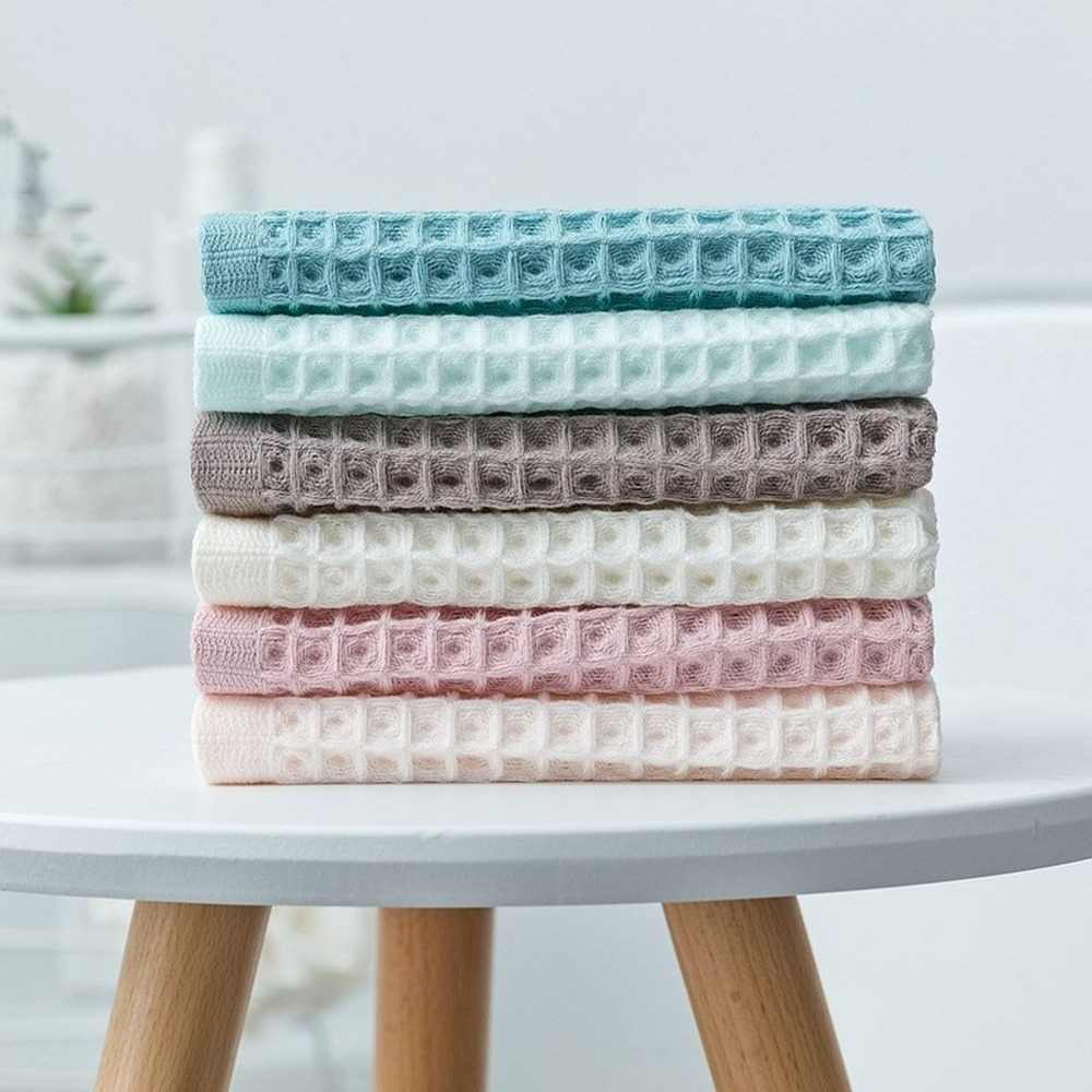 1Pcs Waffle Soft Face Towels f - огляд і ціна Cloth Face Mask Washable