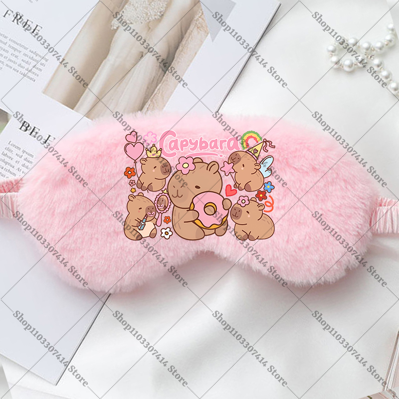 Capybara Girl Cartoon Sleep Ey - огляд і ціна Kids Face Mask