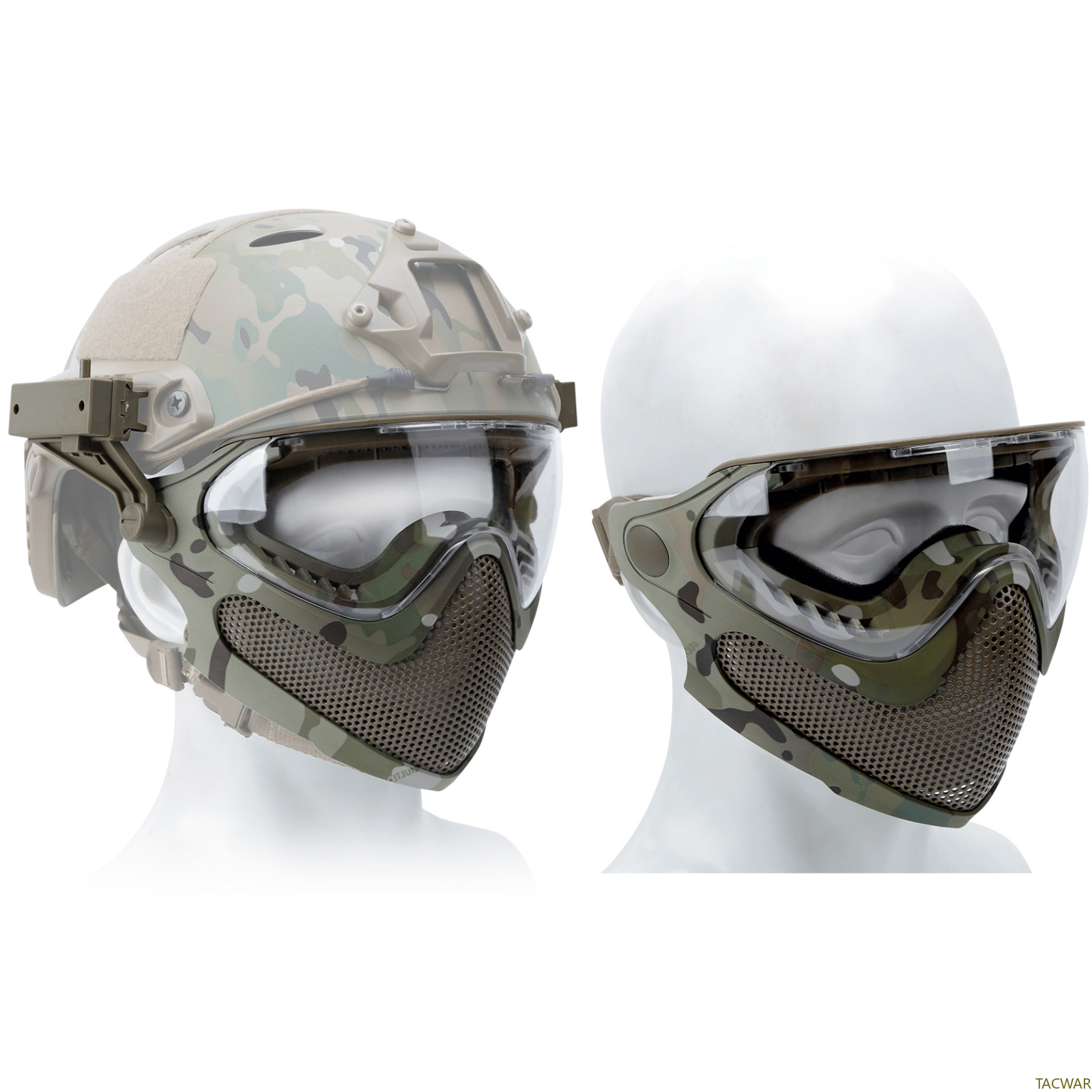 Airsoft Steel Mesh Mask Full F - огляд і ціна Anti Pollution Mask