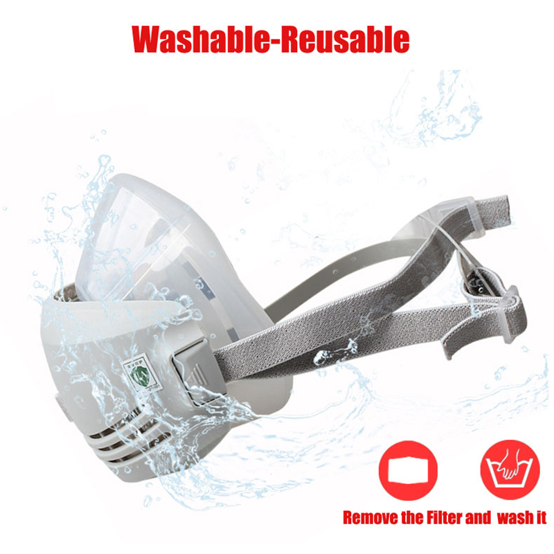 Silicone Dust-proof Gas Mask R - огляд і ціна Cloth Face Mask Washable