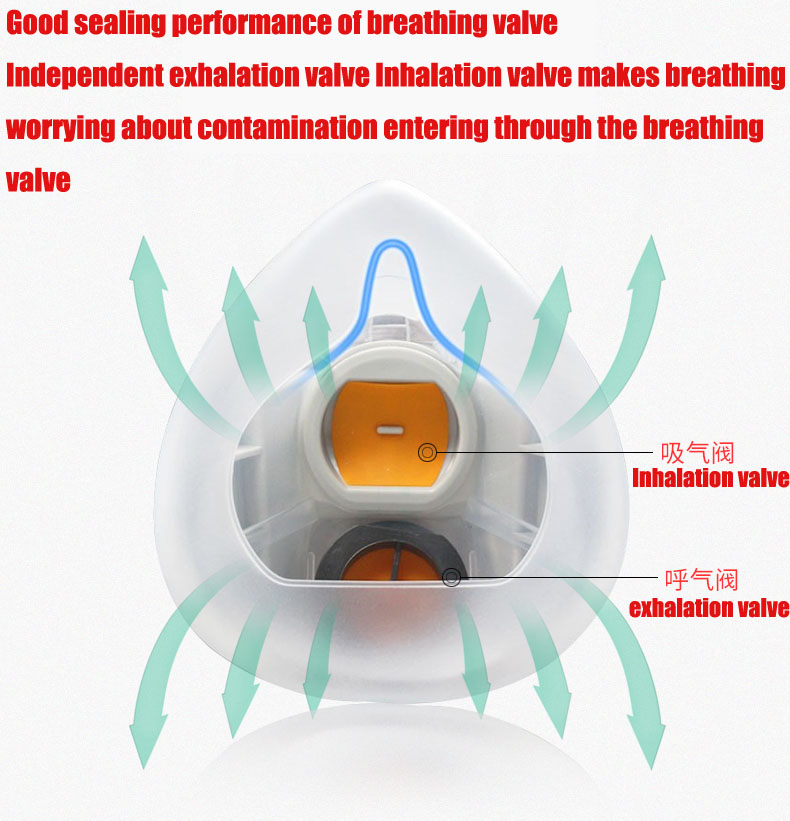 Silicone Dust-proof Gas Mask R - огляд і ціна Cloth Face Mask Washable