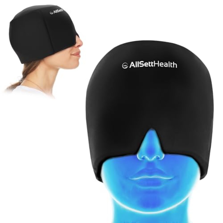 Migraine Relief Cap Ice Head W - огляд і ціна Black Face Mask Pack