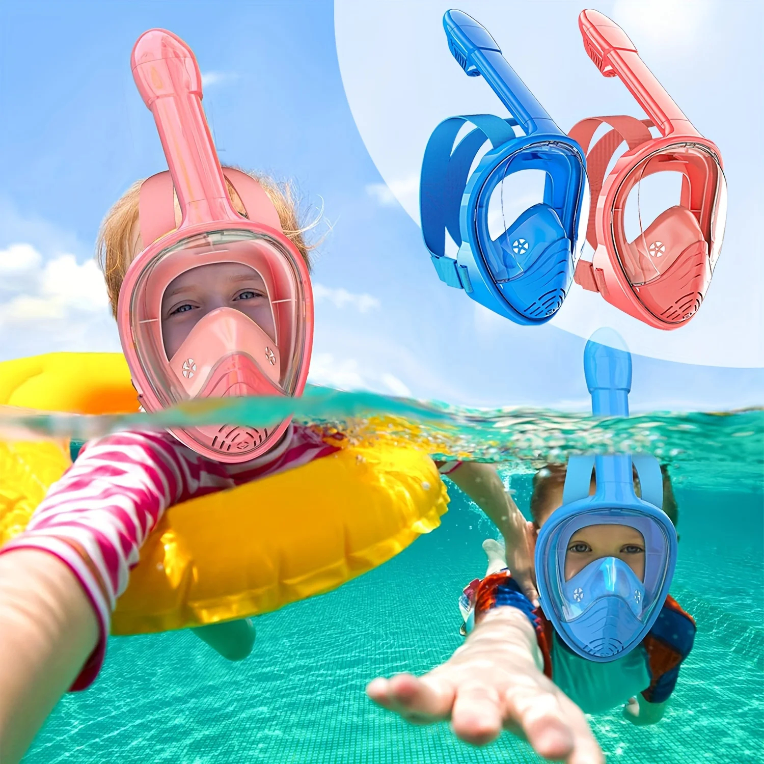 Kids Full Face Snorkel Mask fo - огляд і ціна Anti Pollution Mask